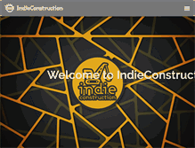 Tablet Screenshot of indieconstruction.com